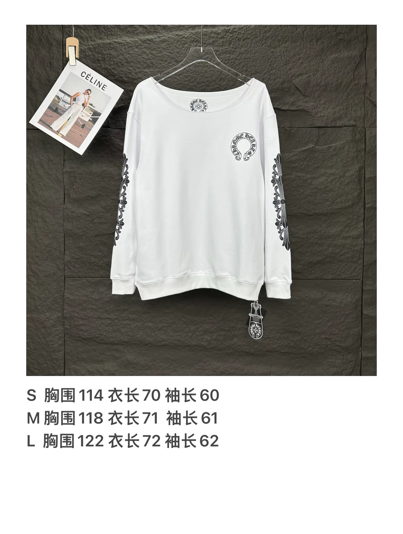 2025New Arrival logo Same Style Quality😘😘 g Versatile 👍 ：White Size：S、M、L